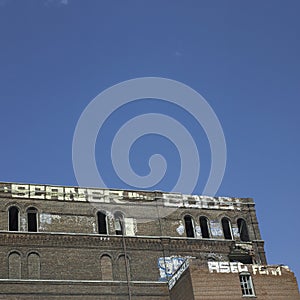 Graffiti Covered Abandoned Building