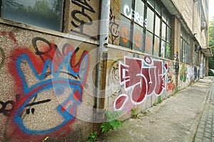 Graffiti Culture on 798 abandon Factory