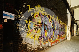 Graffiti Culture on 798 abandon Factory