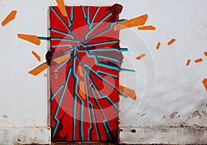 Graffiti door