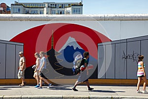 Graffiti at East side Gallery, Berlin