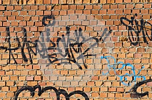 Graffiti on grunge wall