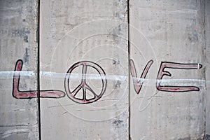 Graffiti on Israeli Separation Barrier