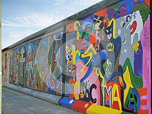 Graffiti on the old berlin wall