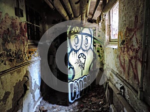 Graffiti in psych center