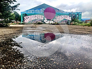Graffiti reflection