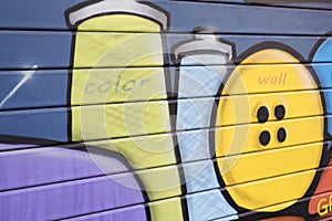 Graffiti on the shutter