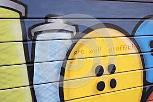 Graffiti on the shutter