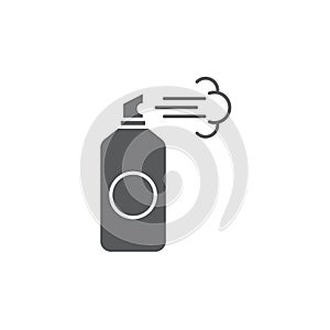 Graffiti spray can vector icon symbol isolated on white background