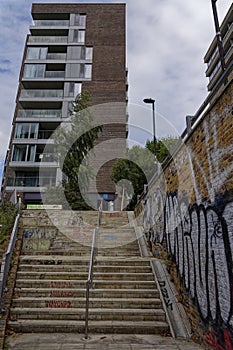 Graffiti stairwell