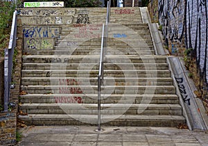 Graffiti stairwell