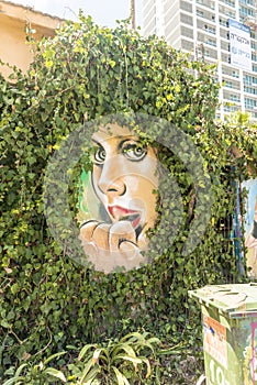 Graffiti on the streets of Tel Aviv.