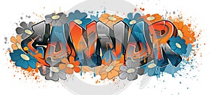 Graffiti styled Name Design - Connor