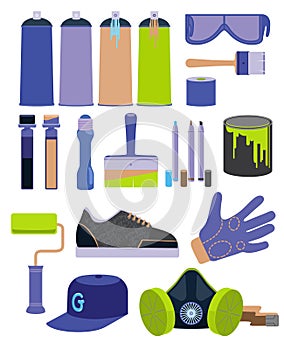 Graffiti tools set