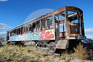 Graffiti on Train Car