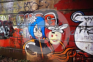 Graffiti under Railway bridge