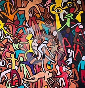 Graffiti on the wall