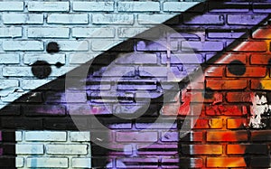 Graffiti wall background