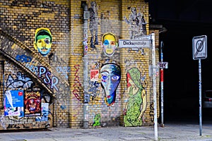 Graffiti on a wall in Berlin