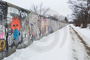 graffiti wall criticizing police