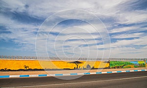 graffiti on the wall, Dakhla, Western Sahara