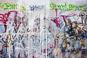 Graffiti wall