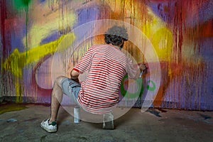 Graffitti artist