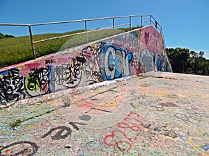 Graffitti On Concrete