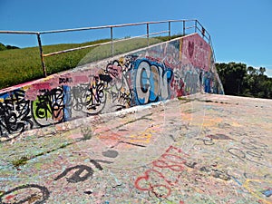 Graffitti On Concrete photo