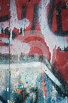 Grafiti Background on the concrete wall photo
