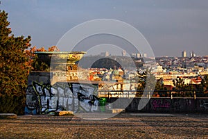 Grafitti in Letna Park, Prague photo