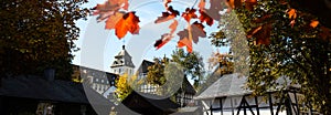 Grafschaft schmallenberg village in the sauerland germany panorama