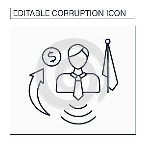 Graft line icon