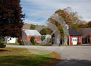 Grafton village in Fall