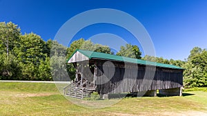 Graham Road Covered Bridge in Ashtabula county, Ohio