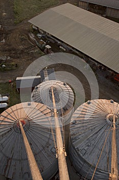 Grain bins