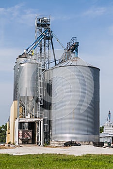 Grain bins photo