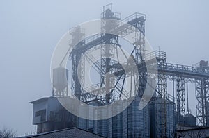 Grain complex for the storage and processing of malt and barley.