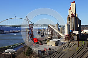 Grain elevator, Portland OR.