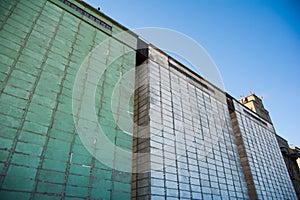 Grain elevator. Storage and loading of grain