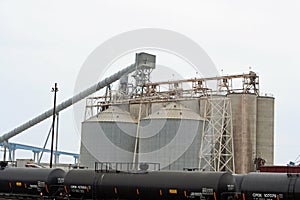 Grain elevator & storage tank