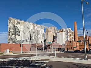 Grain Elevators and Smoke Stack