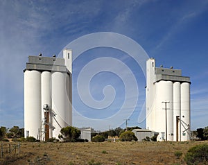 Grain silo facility