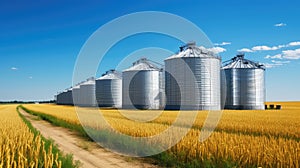 grain silo farm