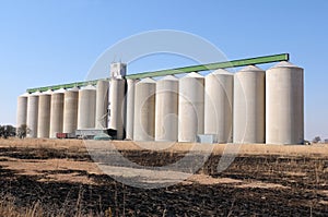 Grain silo photo