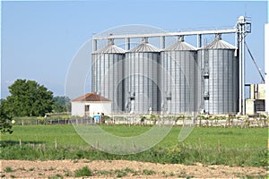 Grain silo plant unit dehydrate corps corn