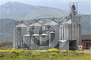 Grain silo plant unit dehydrate corps corn