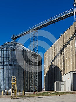 Grain Silo with shadow of its self