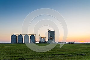 Grain silos