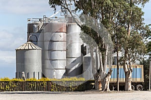 Grain silos, Western Cape, South Africa photo